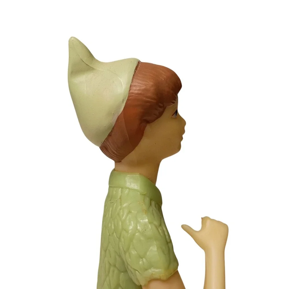 Wilton Cake‎ Topper Peter Pan 6in Character Hard Plastic Hong Kong 1972 Vintage